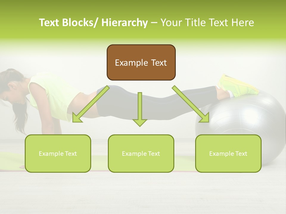 Caucasian Positive Ball PowerPoint Template