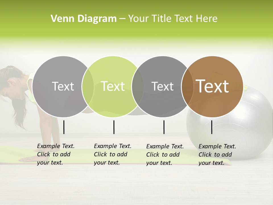 Caucasian Positive Ball PowerPoint Template