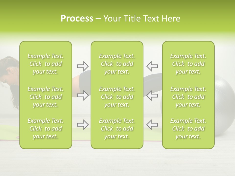 Caucasian Positive Ball PowerPoint Template