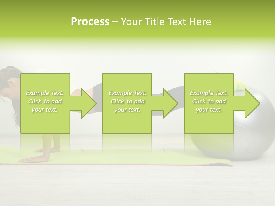 Caucasian Positive Ball PowerPoint Template