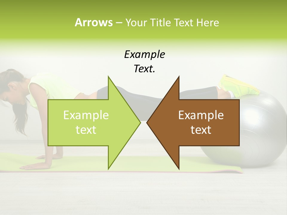 Caucasian Positive Ball PowerPoint Template