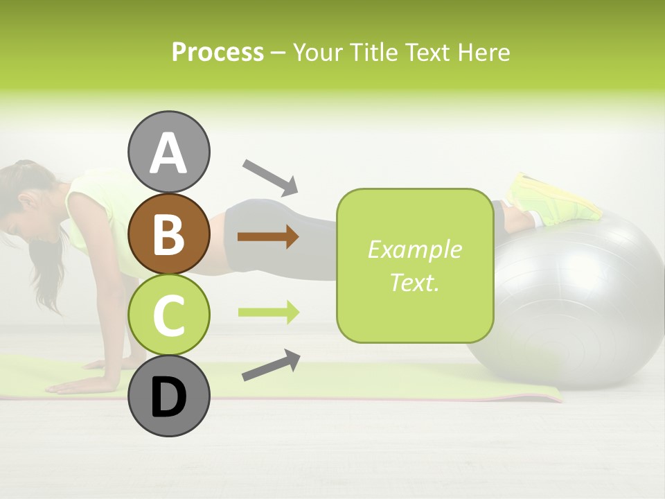 Caucasian Positive Ball PowerPoint Template