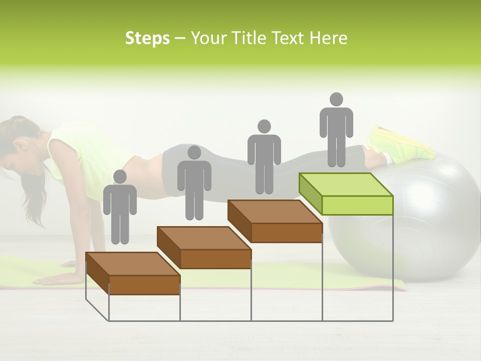 Caucasian Positive Ball PowerPoint Template