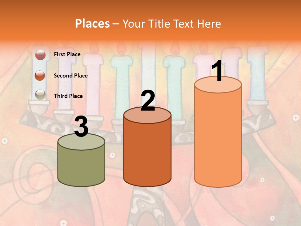 Light Jewish Holiday Whimsy PowerPoint Template