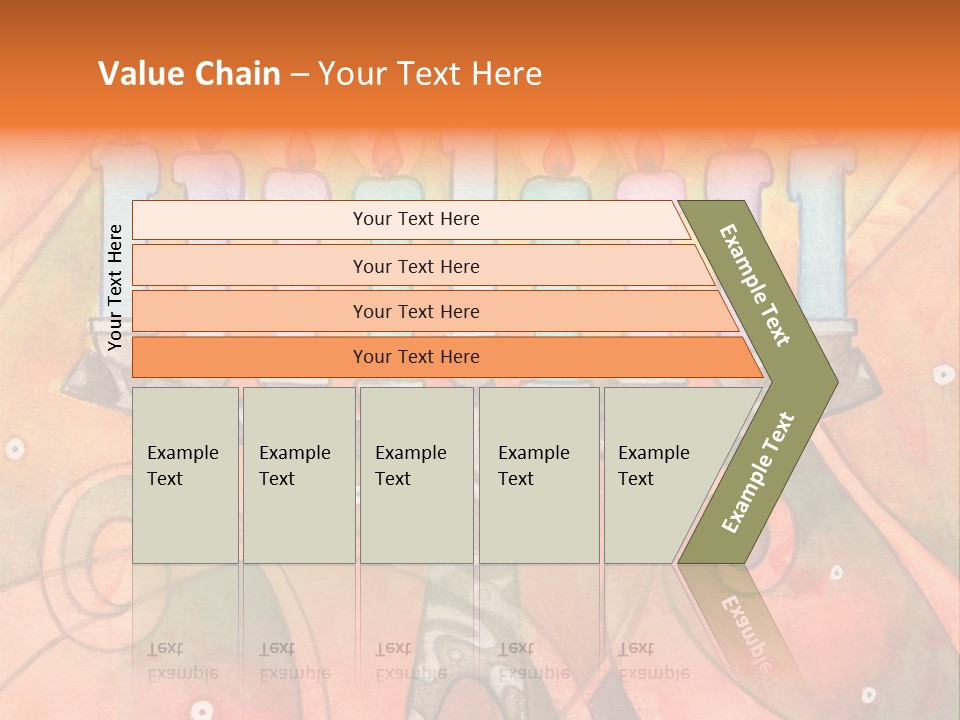 Light Jewish Holiday Whimsy PowerPoint Template