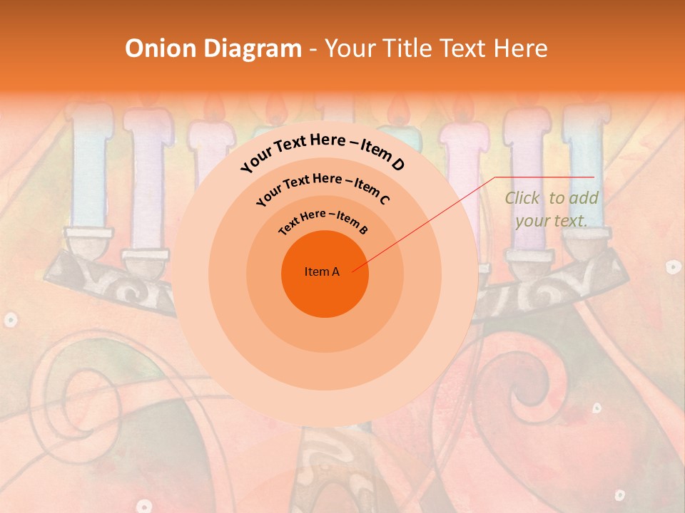 Light Jewish Holiday Whimsy PowerPoint Template