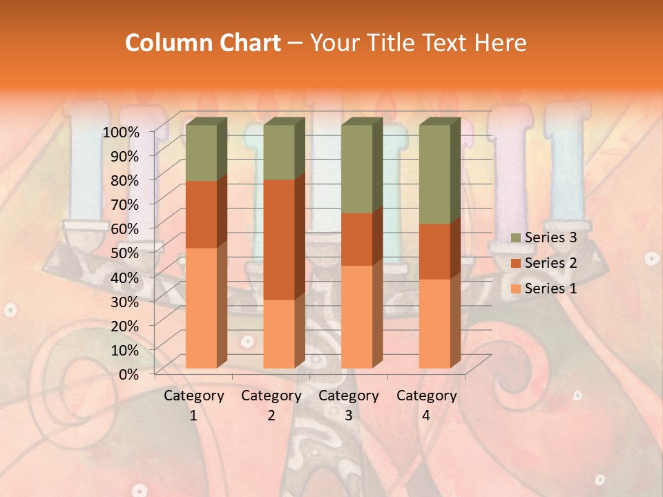 Light Jewish Holiday Whimsy PowerPoint Template