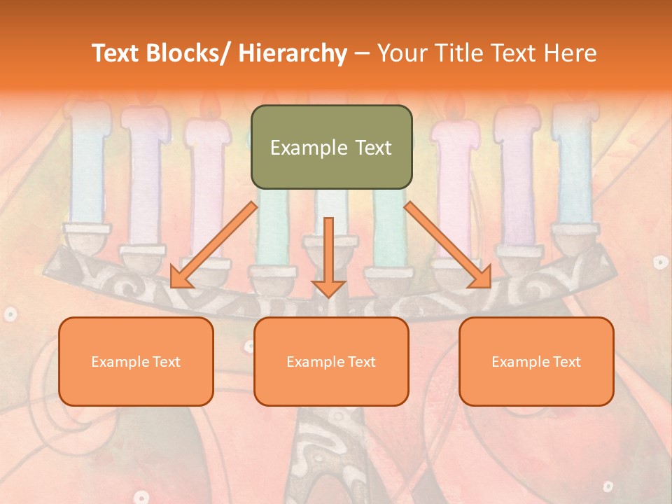 Light Jewish Holiday Whimsy PowerPoint Template