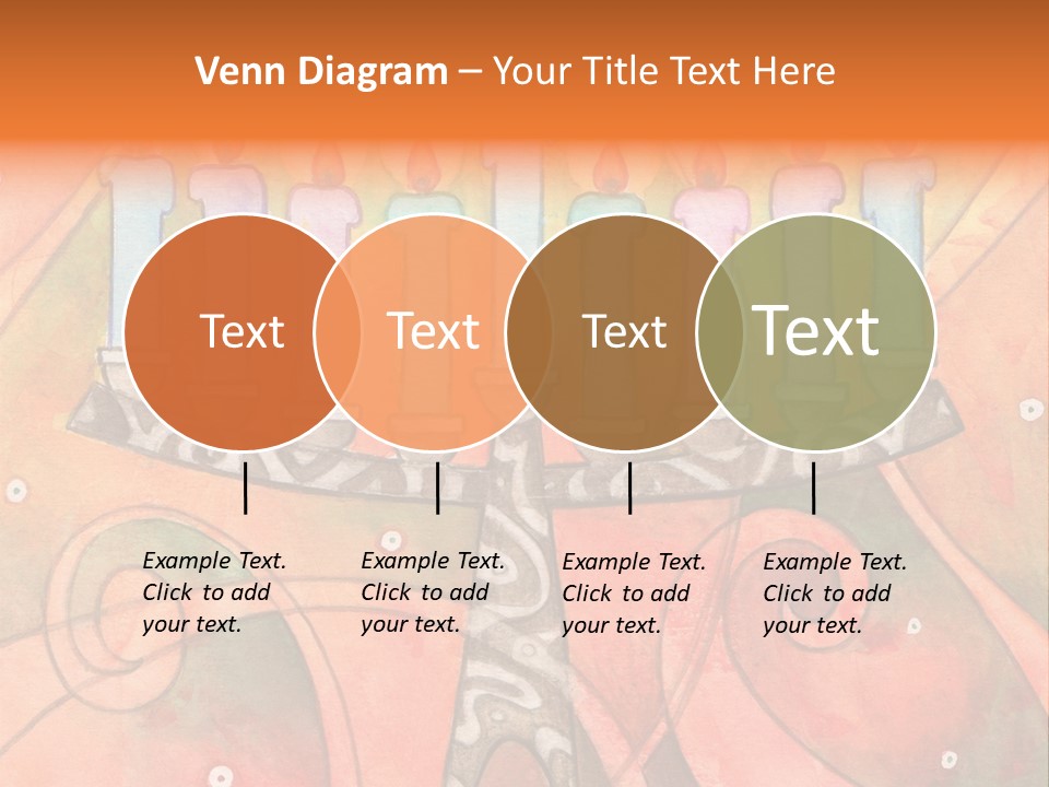 Light Jewish Holiday Whimsy PowerPoint Template