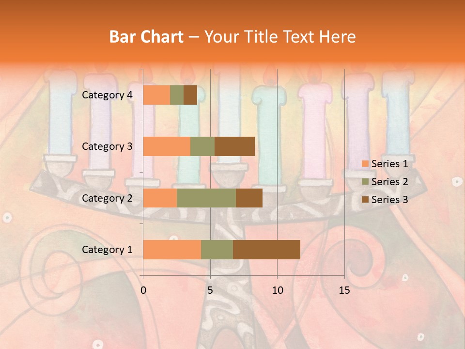 Light Jewish Holiday Whimsy PowerPoint Template