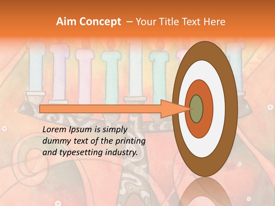 Light Jewish Holiday Whimsy PowerPoint Template