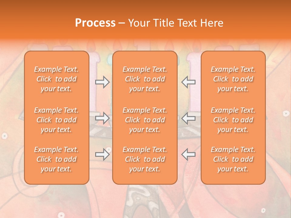 Light Jewish Holiday Whimsy PowerPoint Template