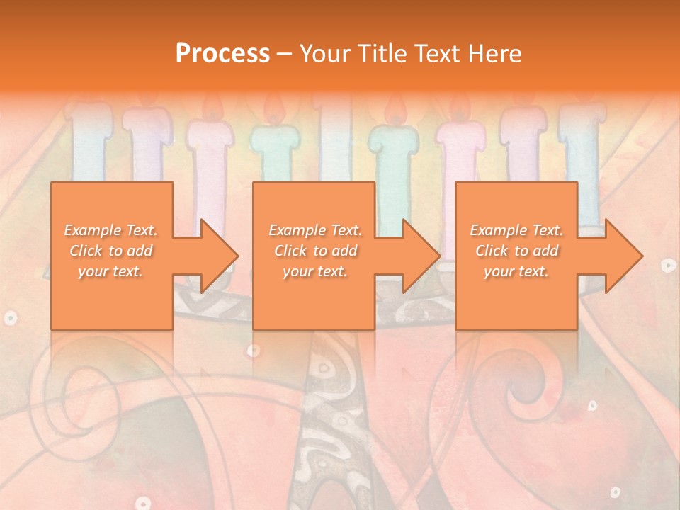 Light Jewish Holiday Whimsy PowerPoint Template