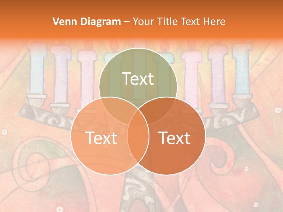 Light Jewish Holiday Whimsy PowerPoint Template