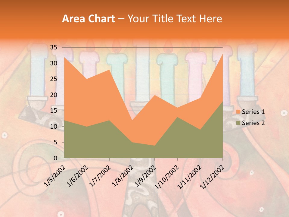 Light Jewish Holiday Whimsy PowerPoint Template