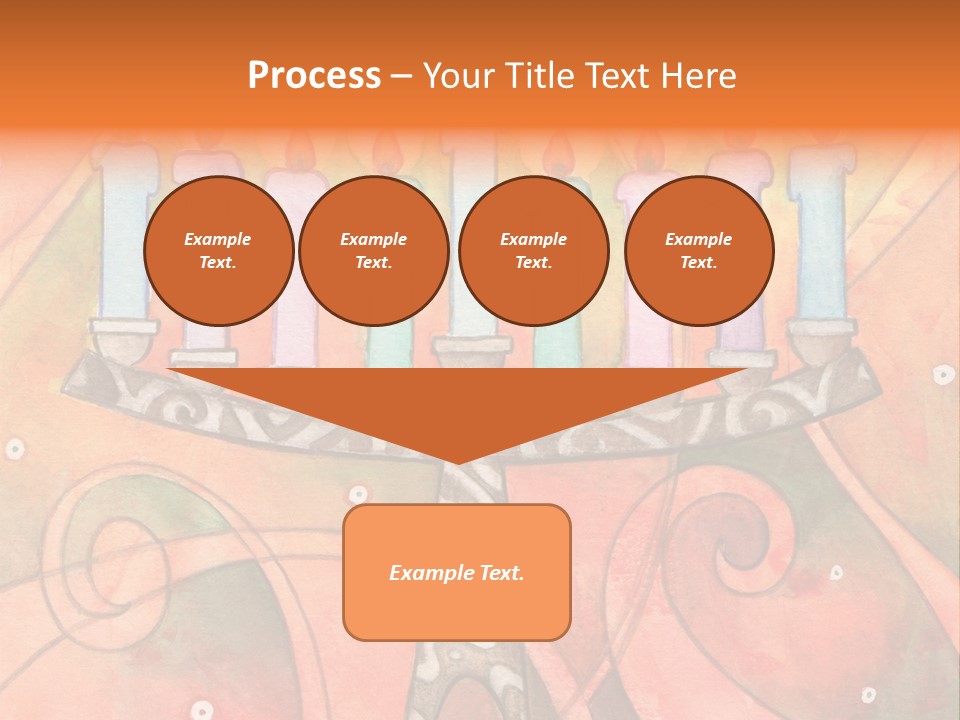 Light Jewish Holiday Whimsy PowerPoint Template