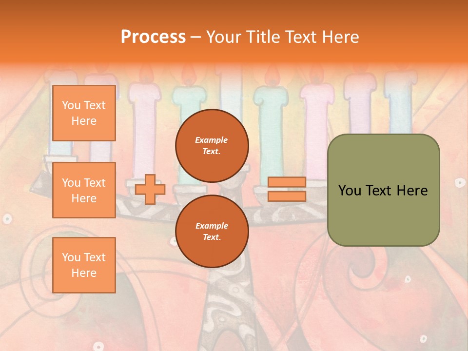 Light Jewish Holiday Whimsy PowerPoint Template
