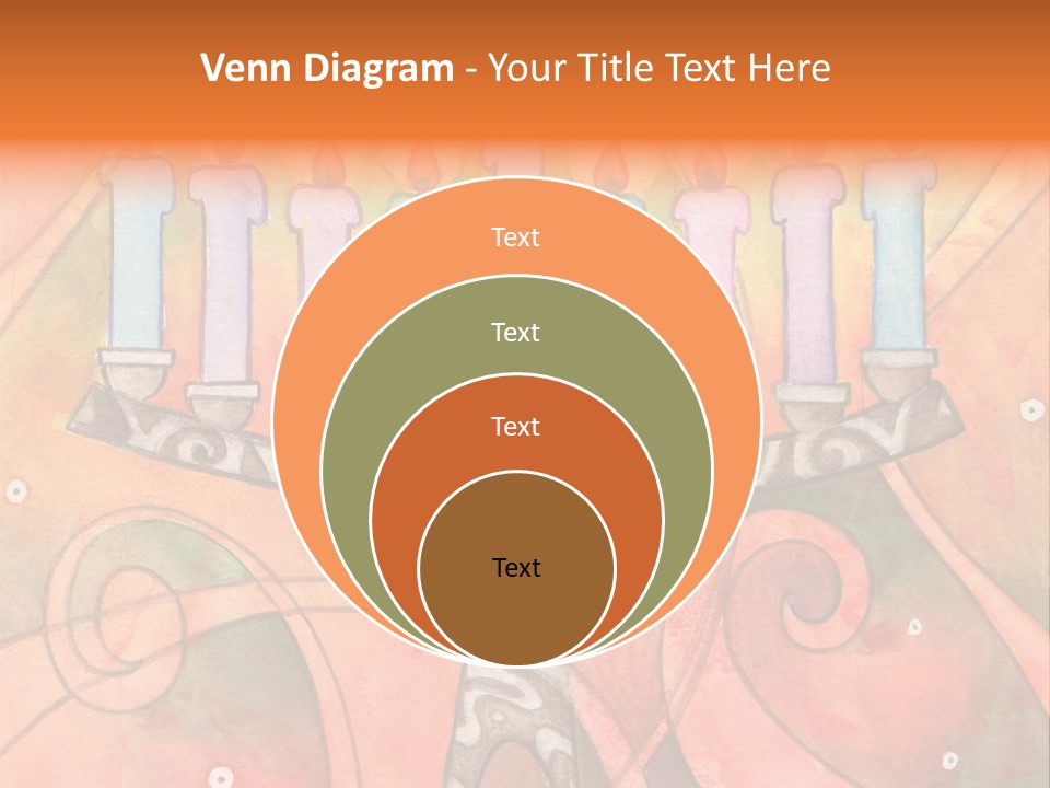 Light Jewish Holiday Whimsy PowerPoint Template