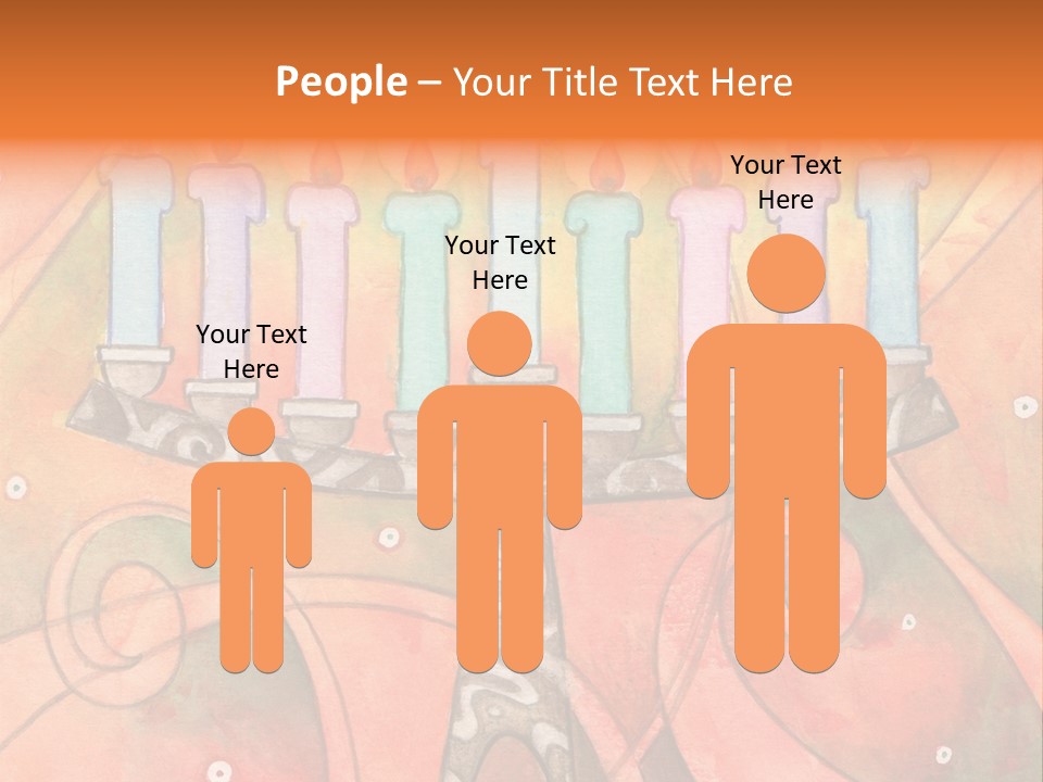 Light Jewish Holiday Whimsy PowerPoint Template