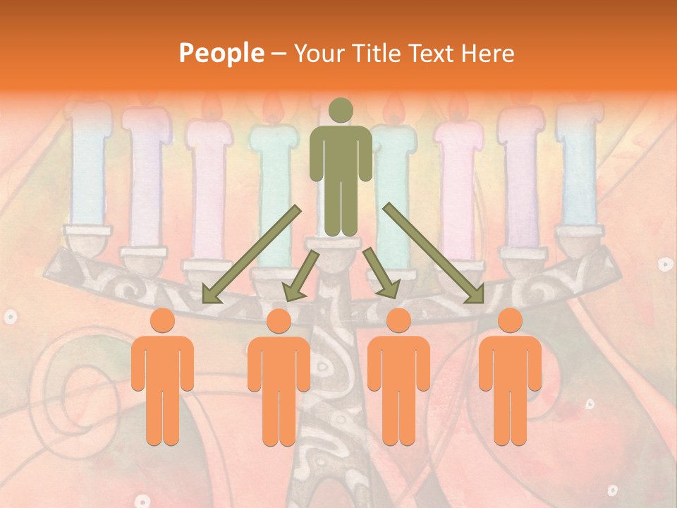 Light Jewish Holiday Whimsy PowerPoint Template