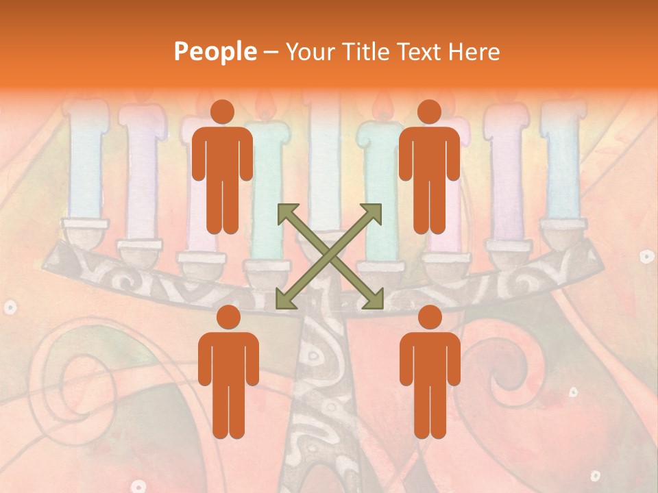 Light Jewish Holiday Whimsy PowerPoint Template