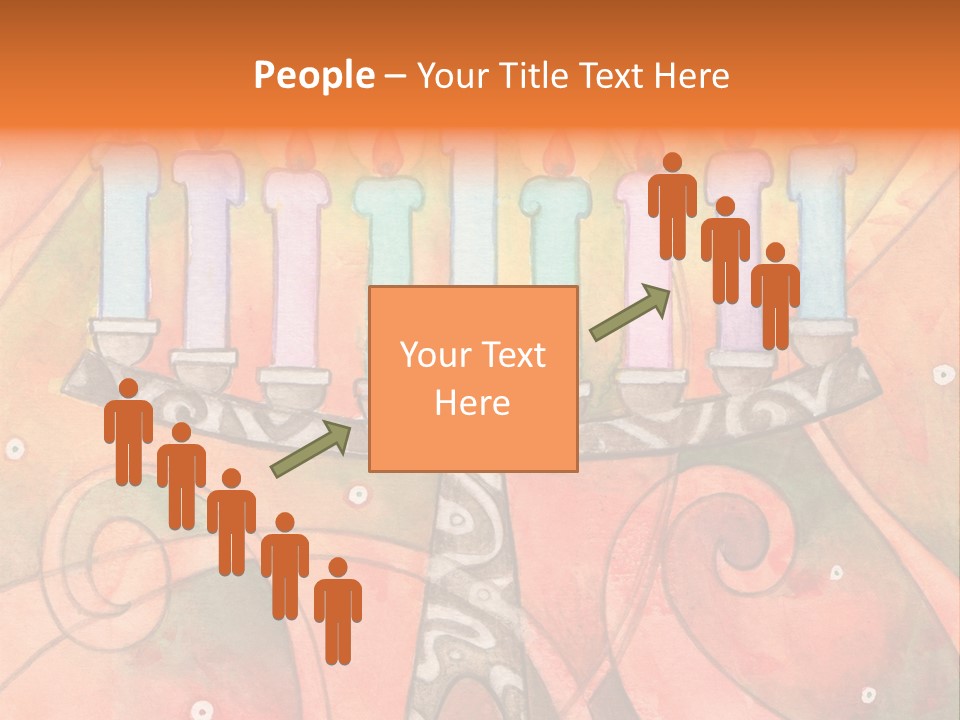 Light Jewish Holiday Whimsy PowerPoint Template