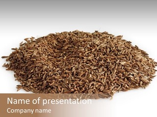 Cumin Seed Drink PowerPoint Template