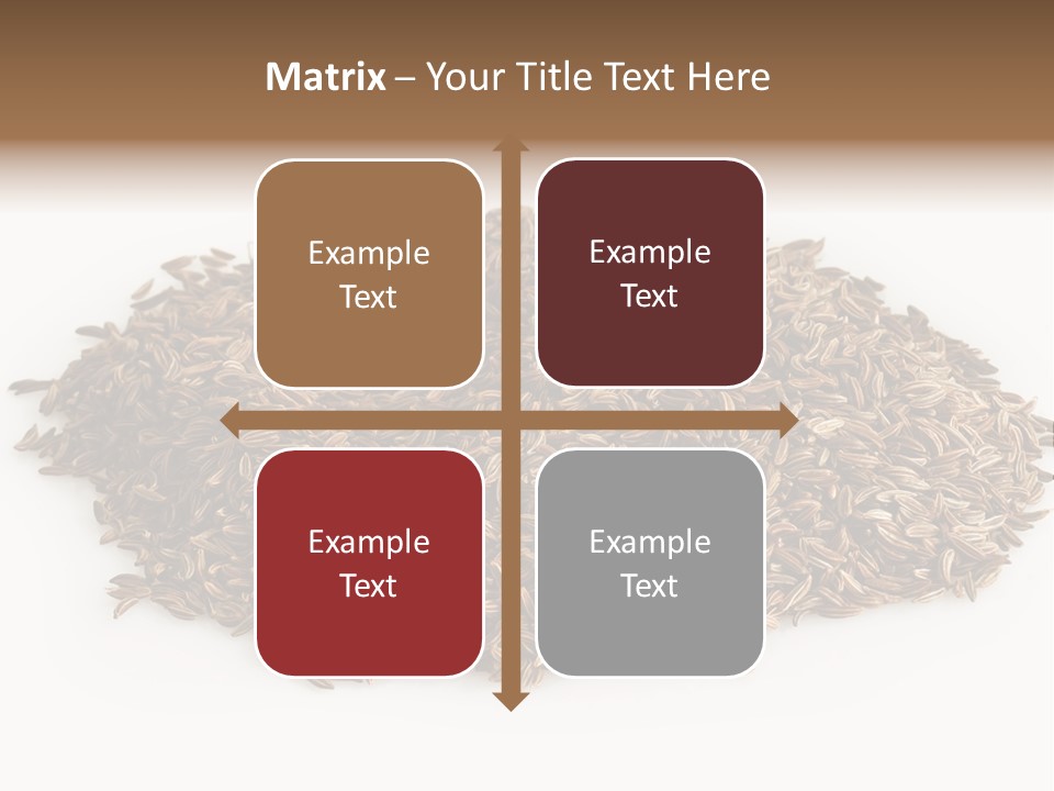 Cumin Seed Drink PowerPoint Template