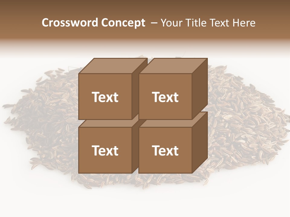 Cumin Seed Drink PowerPoint Template
