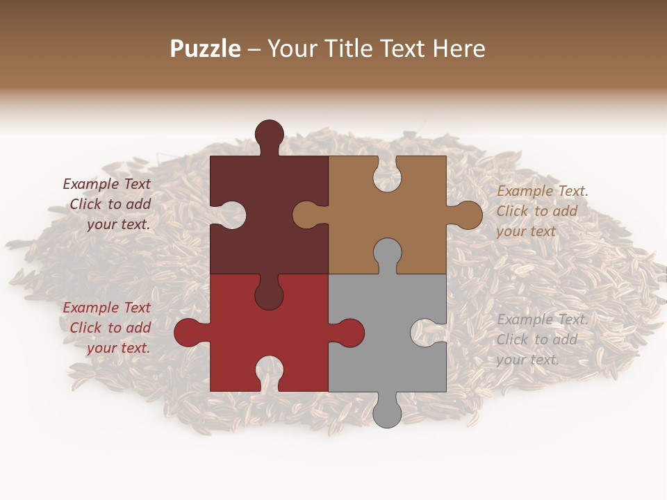 Cumin Seed Drink PowerPoint Template