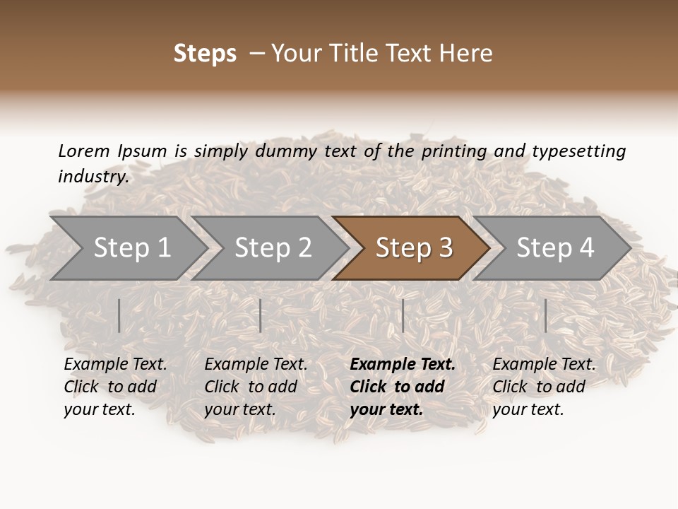 Cumin Seed Drink PowerPoint Template