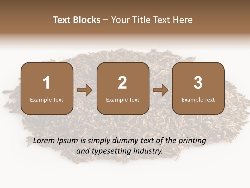 Cumin Seed Drink PowerPoint Template