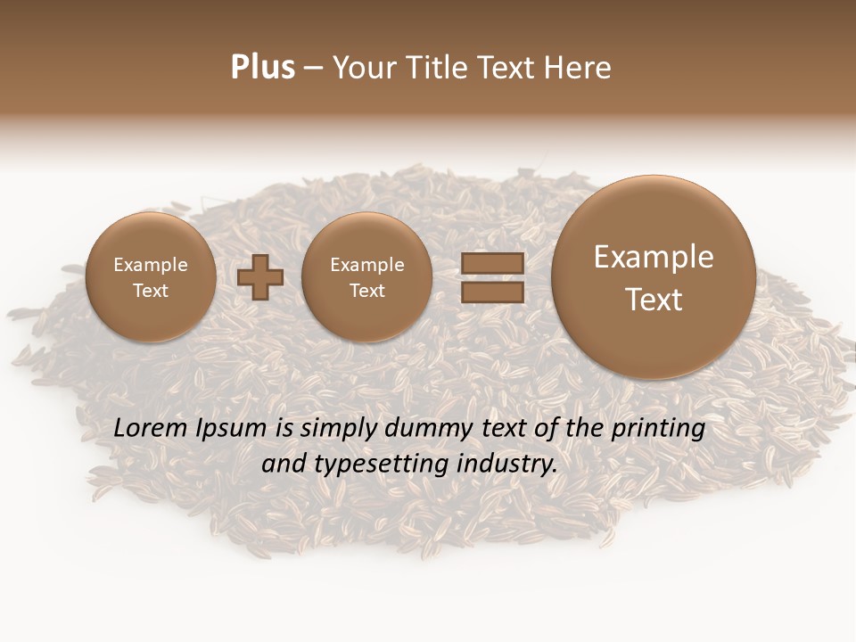 Cumin Seed Drink PowerPoint Template