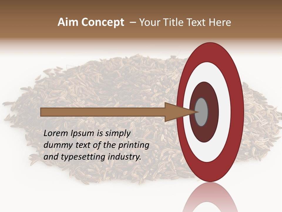 Cumin Seed Drink PowerPoint Template