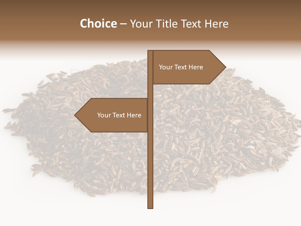Cumin Seed Drink PowerPoint Template