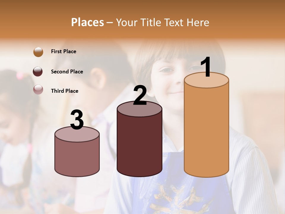 Talent Girl Brush PowerPoint Template