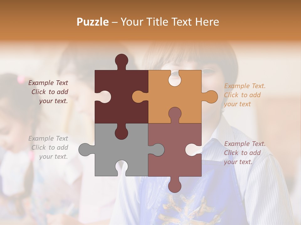 Talent Girl Brush PowerPoint Template