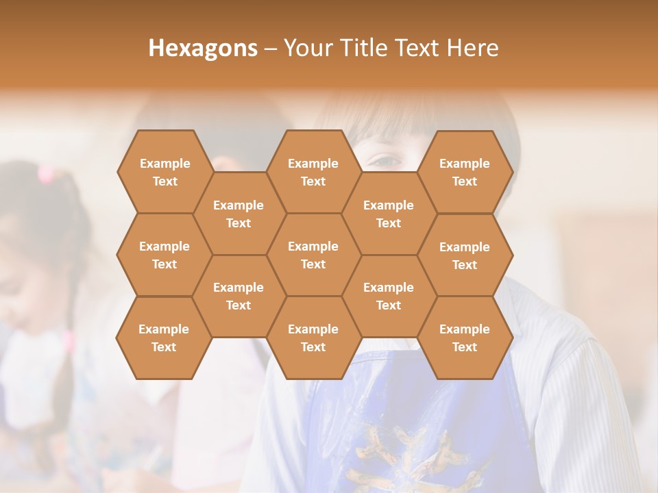 Talent Girl Brush PowerPoint Template