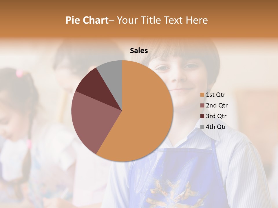 Talent Girl Brush PowerPoint Template