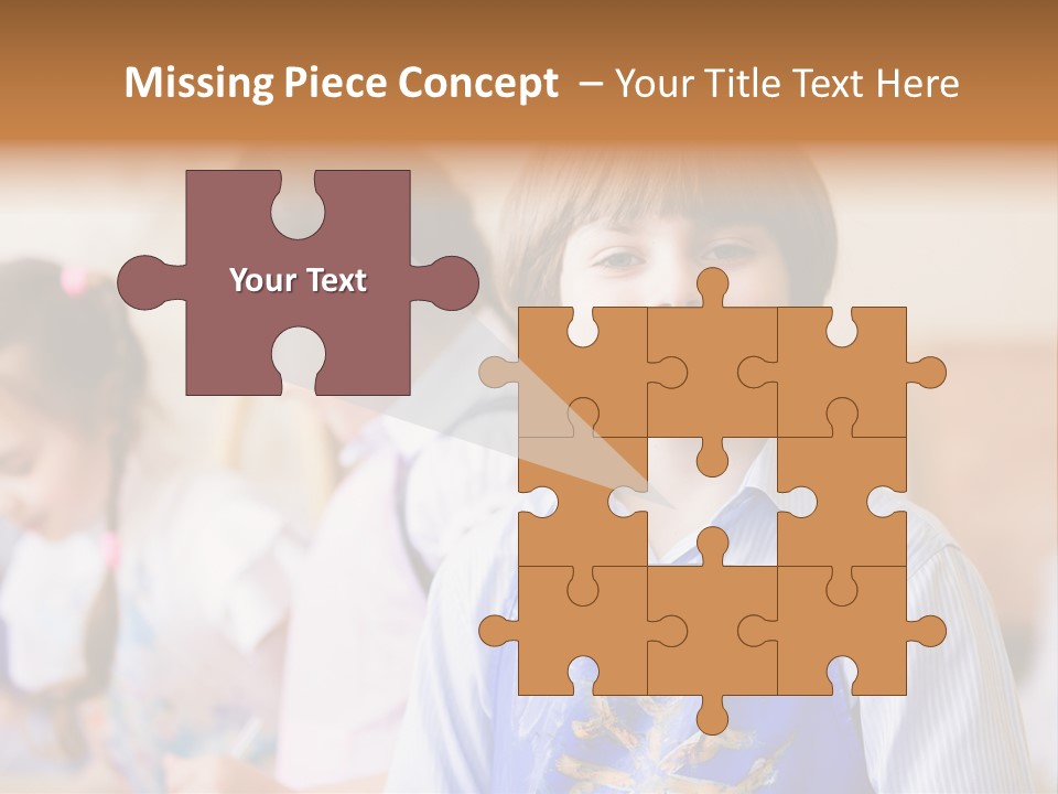 Talent Girl Brush PowerPoint Template