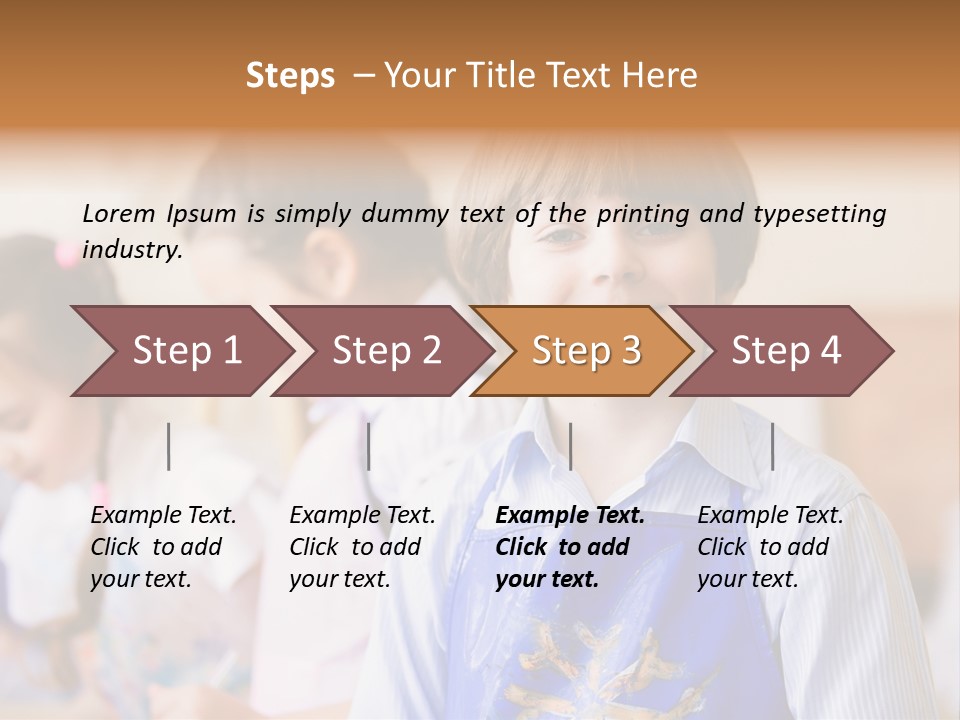 Talent Girl Brush PowerPoint Template