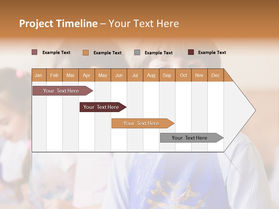 Talent Girl Brush PowerPoint Template