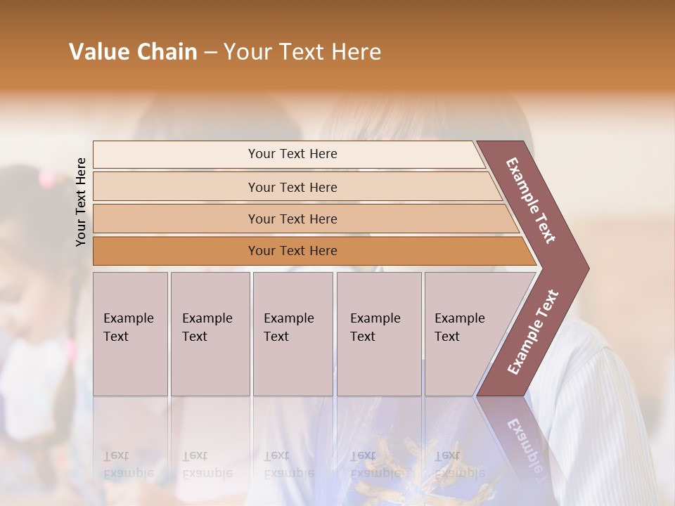 Talent Girl Brush PowerPoint Template