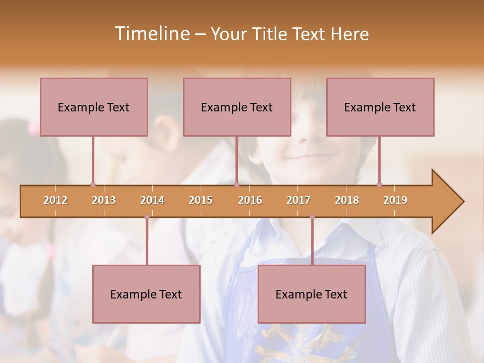 Talent Girl Brush PowerPoint Template