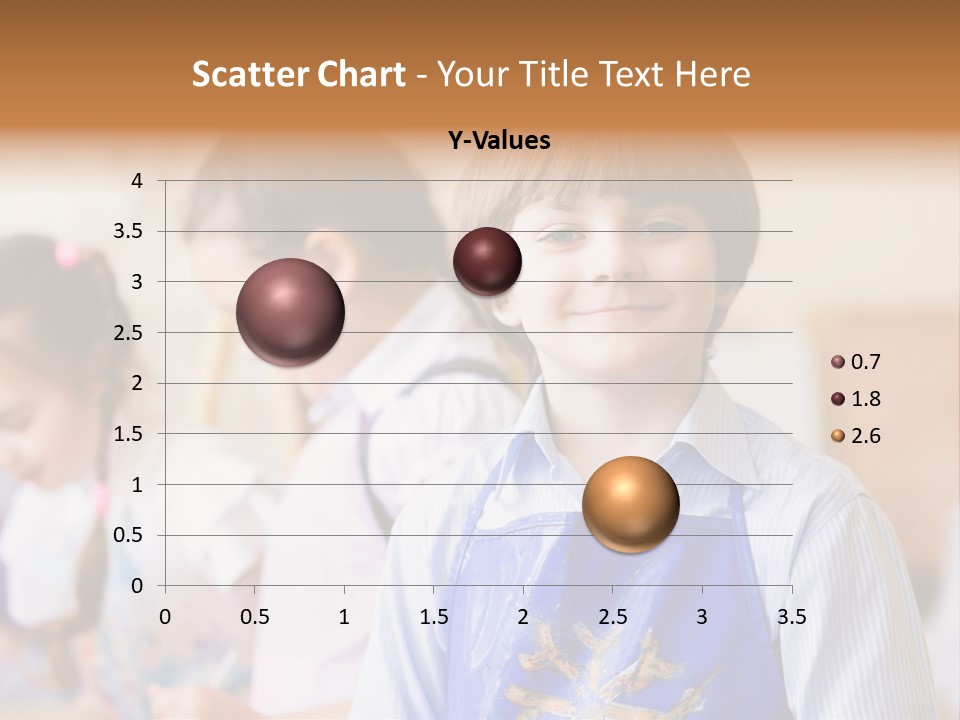 Talent Girl Brush PowerPoint Template