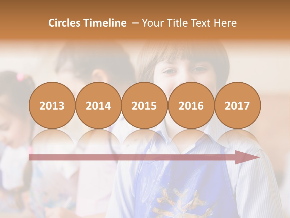 Talent Girl Brush PowerPoint Template