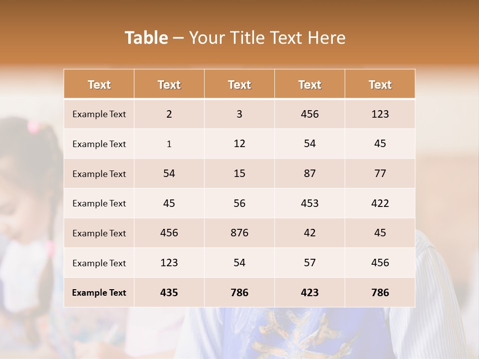 Talent Girl Brush PowerPoint Template