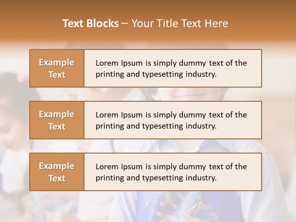 Talent Girl Brush PowerPoint Template