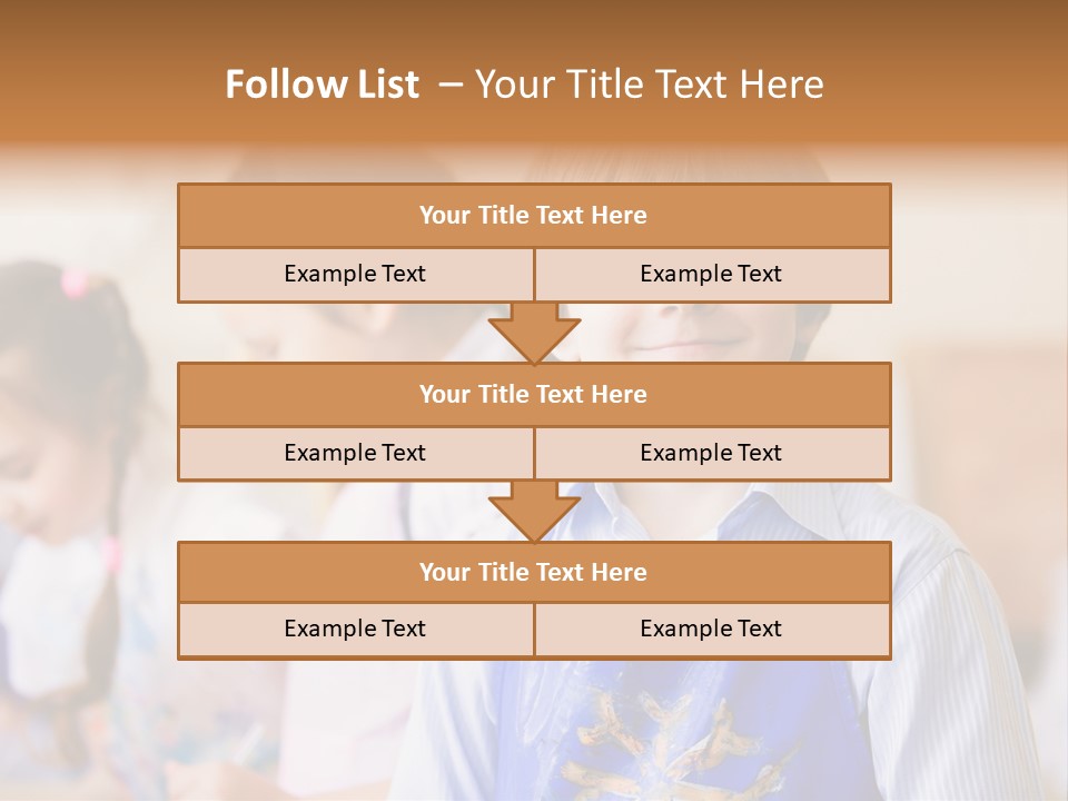 Talent Girl Brush PowerPoint Template