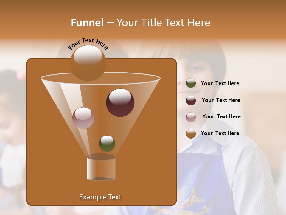 Talent Girl Brush PowerPoint Template